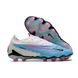 Nike Phantom GX Elite Gripknit FG Bleu Baltique Rose Blanc Bleu Laser