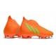adidas PREDATOR EDGE+ FG Homme Rouge Solaire Vert Solaire Equipe Noir