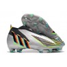 adidas PREDATOR EDGE+ FG Homme Argent Métallique Noir Jaune Solaire
