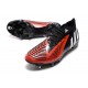 Crampon de Foot adidas Predator Edge.1 FG Noir Blanc Rouge