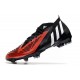 Crampon de Foot adidas Predator Edge.1 FG Noir Blanc Rouge