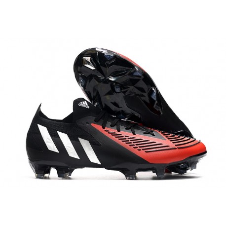 adidas Predator Edge.1 Low FG Noir Blanc Rouge