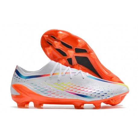 Chaussure adidas X Speedportal.1 FG Blanc Orange
