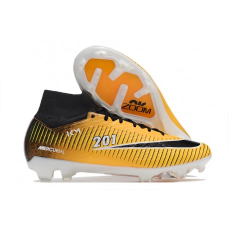 Nike Zoom Mercurial Superfly IX Elite FG Neuf Jaune Noir