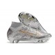 Nike Zoom Mercurial Superfly IX Elite XXV FG Neuf Argent Métallique