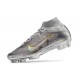 Nike Zoom Mercurial Superfly IX Elite XXV FG Neuf Argent Métallique