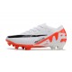 Nike Zoom Mercurial Vapor 15 Elite FG Neuf Blanc Rouge Noir