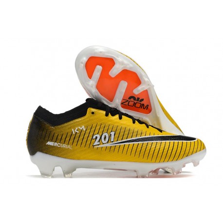 Nike Zoom Mercurial Vapor 15 Elite FG Neuf Jaune Noir